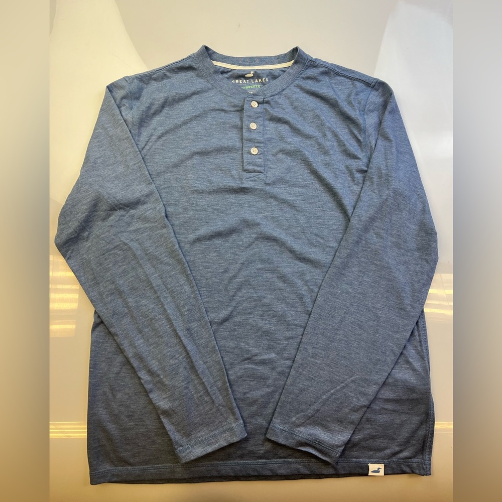 Great Lakes Long sleeves Henley Shirt R146-24